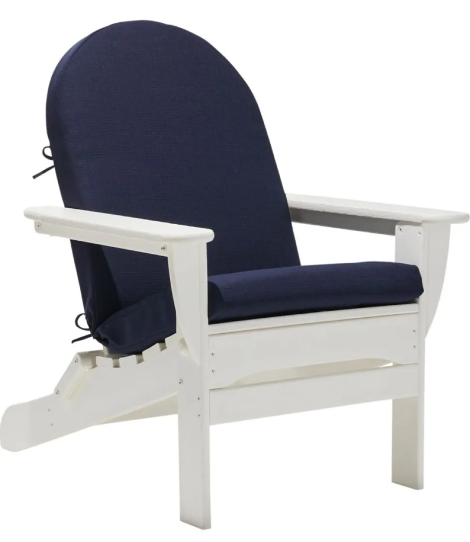 Outlet L.L.Bean "Adirondack Chair Seat and Back Textured Cushion" Navy