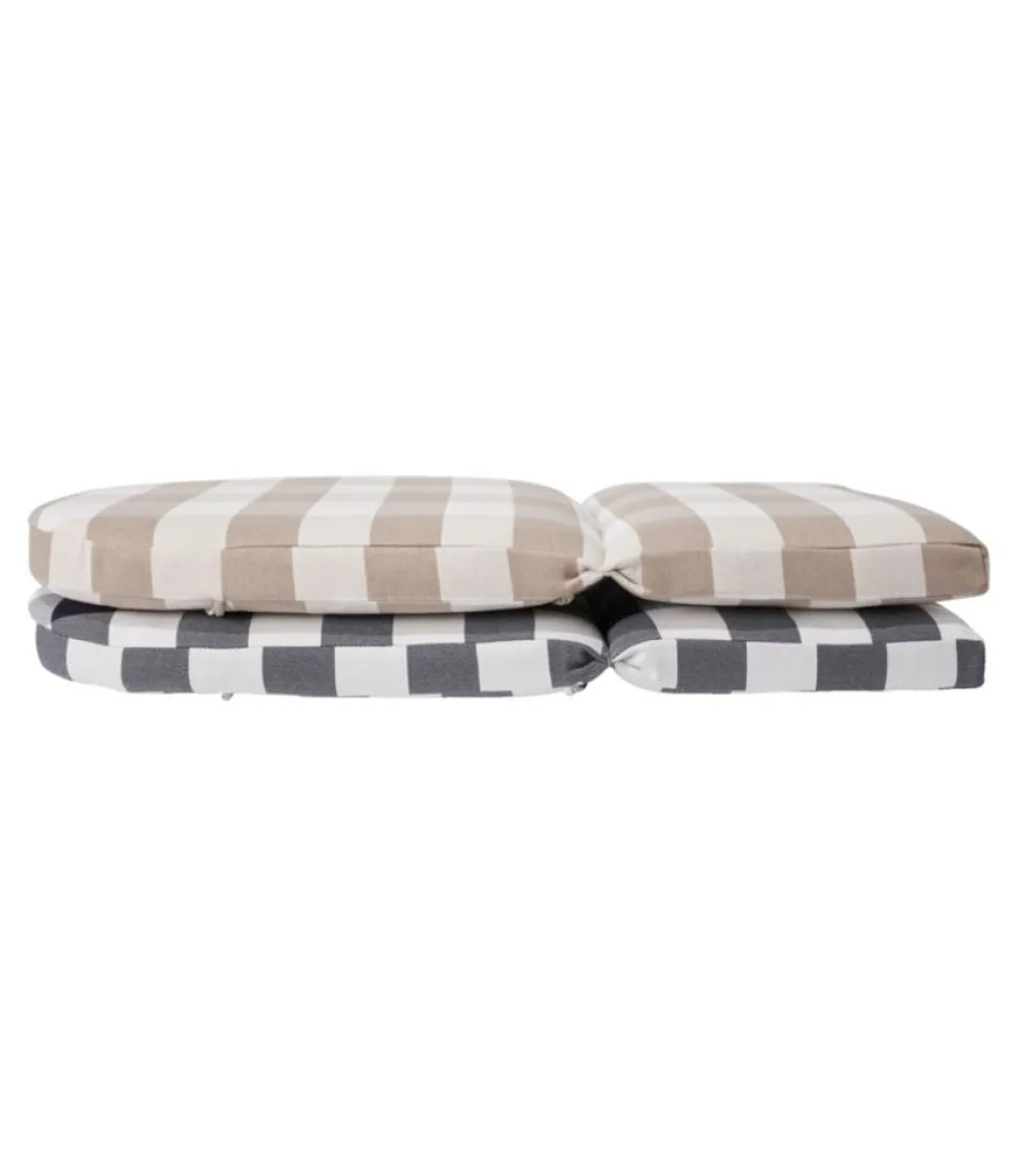 Online L.L.Bean "Adirondack Chair Seat and Back Cushion, Buffalo Plaid"