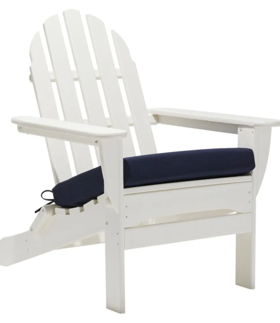 Online L.L.Bean "Adirondack Chair Seat Textured Cushion" Navy