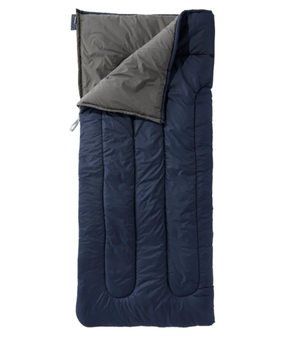 Cheap L.L.Bean "Adults' Camp Sleeping Bag, Cotton-Blend-Lined 40°F"