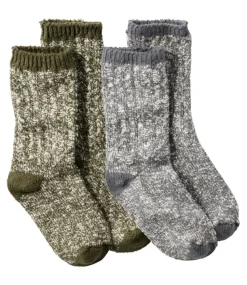 Cheap L.L.Bean "Adults' Cotton Ragg Sock, 2-Pack"