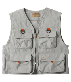 Cheap L.L.Bean "Adults' Emerger Fishing Vest" AnchorGray