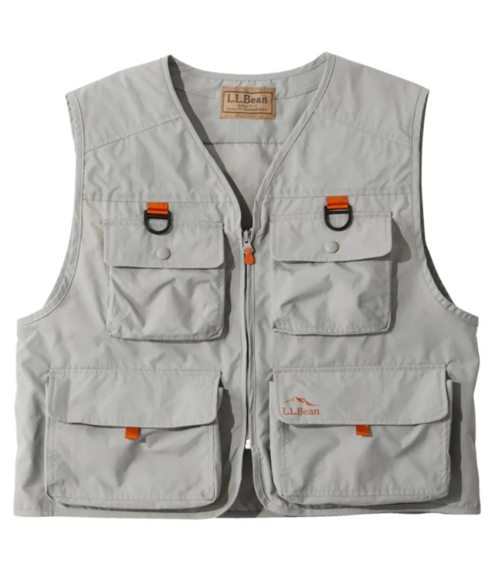Cheap L.L.Bean "Adults' Emerger Fishing Vest" AnchorGray