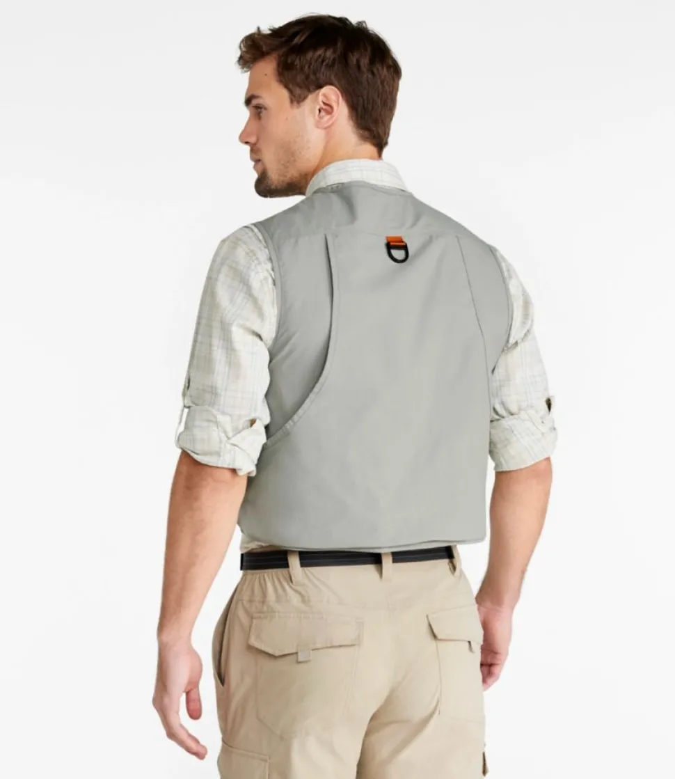 Cheap L.L.Bean "Adults' Emerger Fishing Vest" AnchorGray