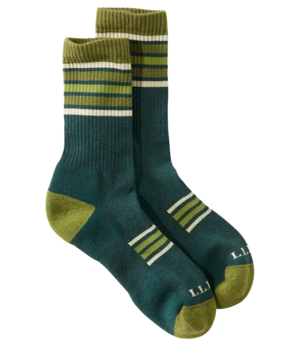 Best L.L.Bean "Adults' Katahdin Hiker Socks, Stripe"