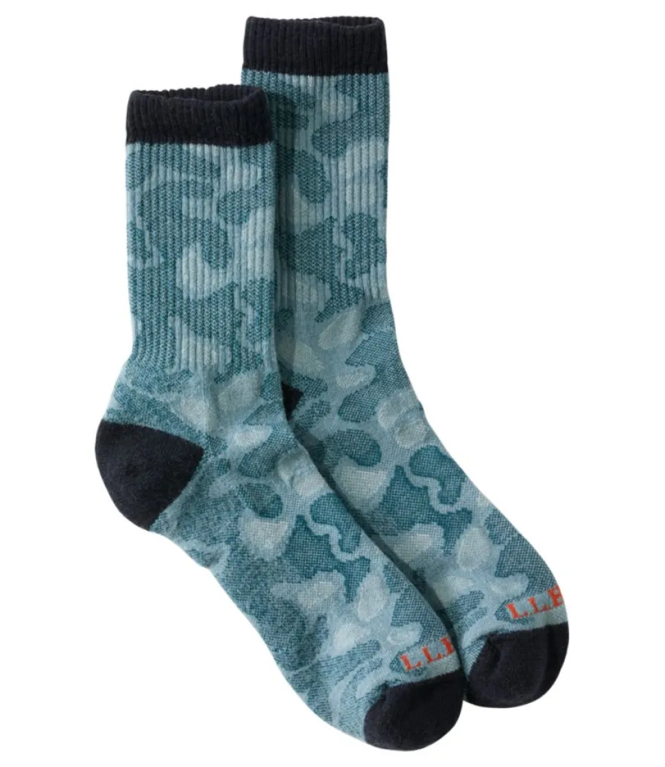 Outlet L.L.Bean "Adults' Katahdin Hiker Socks, Camo"