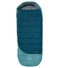 Online L.L.Bean "Adults' Adventure 30° Sleeping Bag" DeepAdmiralBlue/MineralBlue