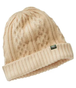 Sale L.L.Bean "Adults' Cable Knit Hat"