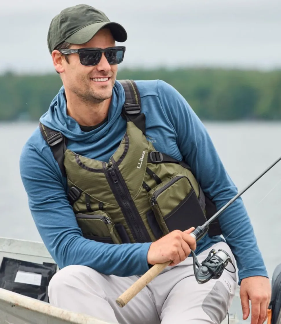 Online L.L.Bean "Adults' Guide Fishing PFD" OliveGreen