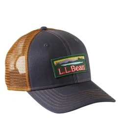 Shop L.L.Bean "Adults' Katahdin Trucker Hat" GunmetalGray