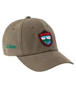 Hot L.L.Bean "Adults' MIF&W Baseball Cap, Deer" Olive