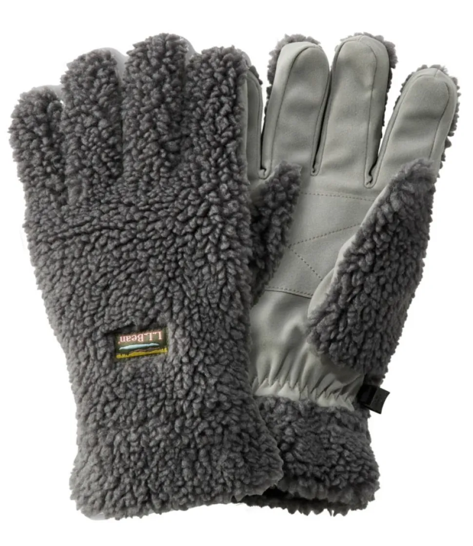 Hot L.L.Bean "Adults' Mountain Pile Fleece Gloves"