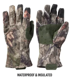 Hot L.L.Bean "Adults' Ridge Runner Insulated Waterproof Gloves" MossyOakCountryDNA