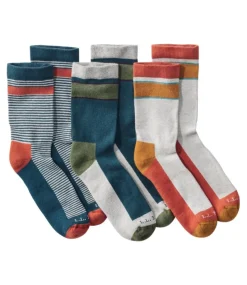 Hot L.L.Bean "Adults' Wicked Soft Cotton Socks Gift Set, 3 Pairs"