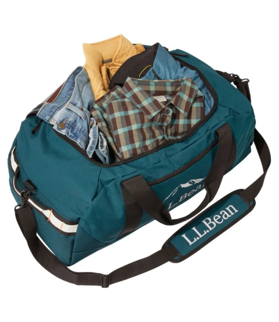 New L.L.Bean "Adventure Duffle, Large, 70L, Mountain Logo"
