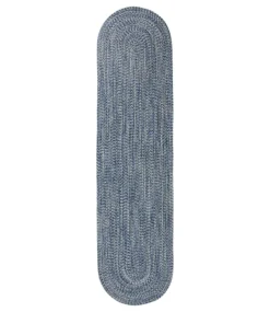 Cheap L.L.Bean "All-Weather Braided Runner, Concentric Pattern Oval"