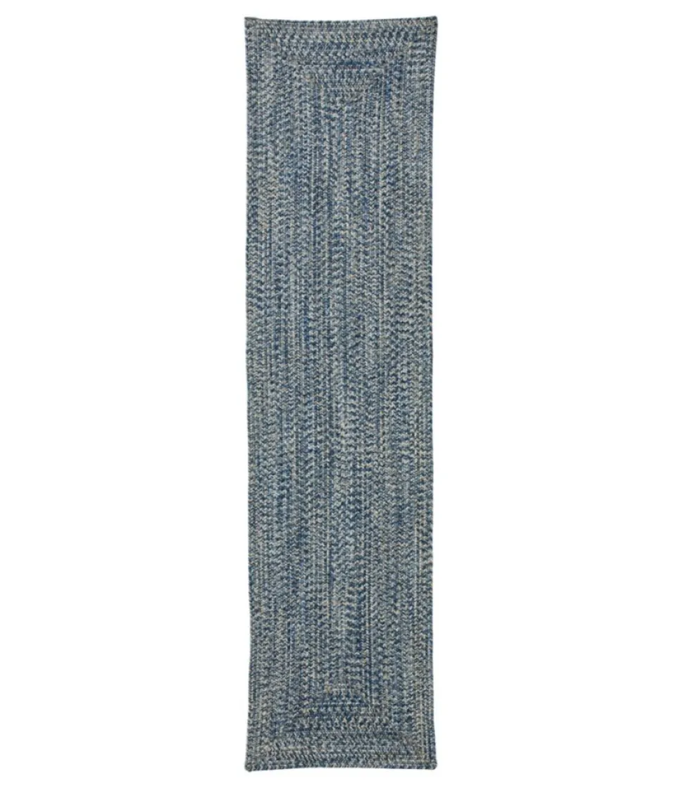 Discount L.L.Bean "All-Weather Braided Runner, Concentric Pattern Rectangular"