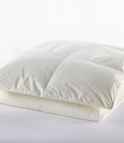 Shop L.L.Bean "Baffle Box Stitch Goose Down Comforter, Warmer" Cream