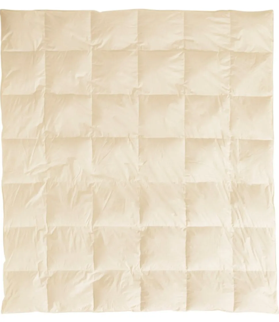 Shop L.L.Bean "Baffle Box Stitch Goose Down Comforter, Warmer" Cream