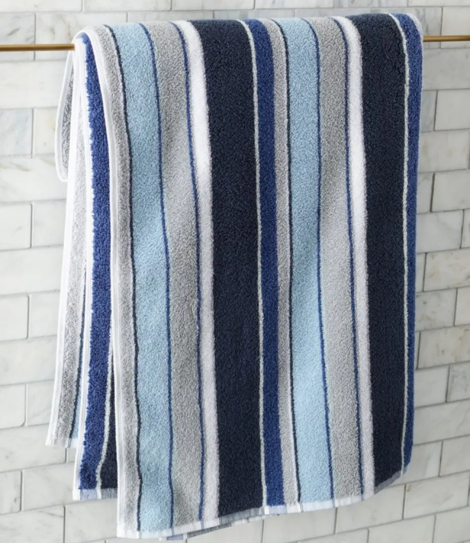 Cheap L.L.Bean "Bean's Organic Cotton Towel, Stripe"