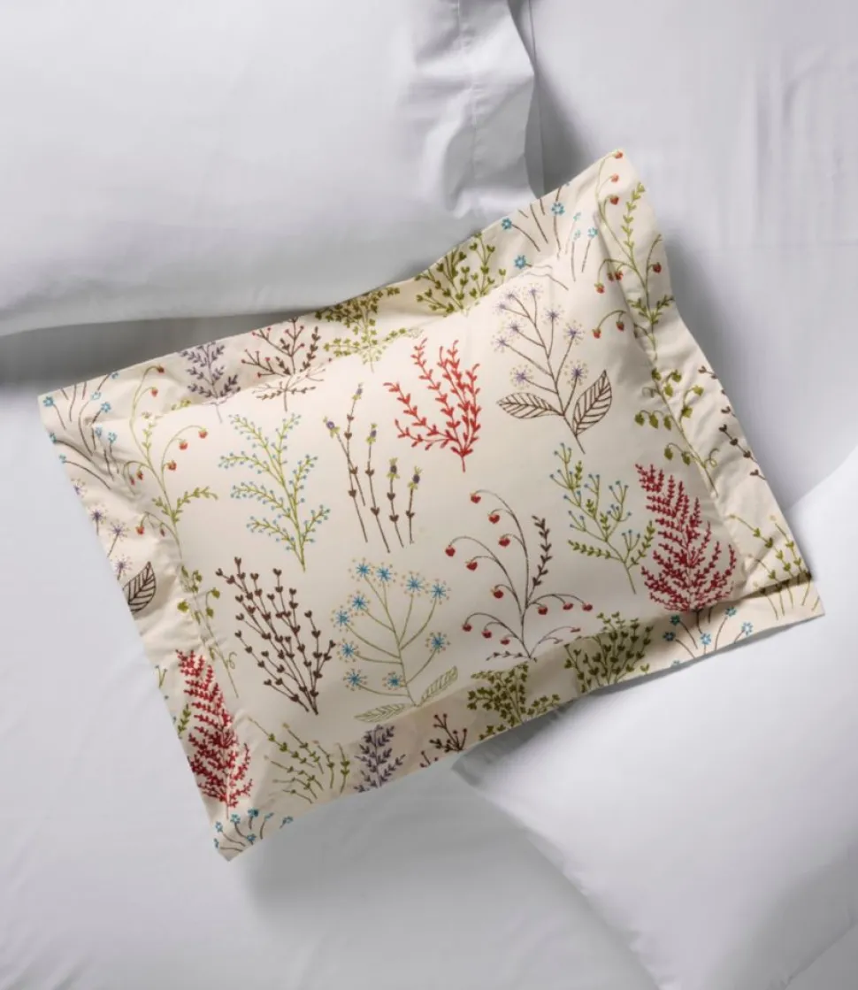 Fashion L.L.Bean "Botanical Floral Percale Comforter Cover Collection" BotanicalFloral