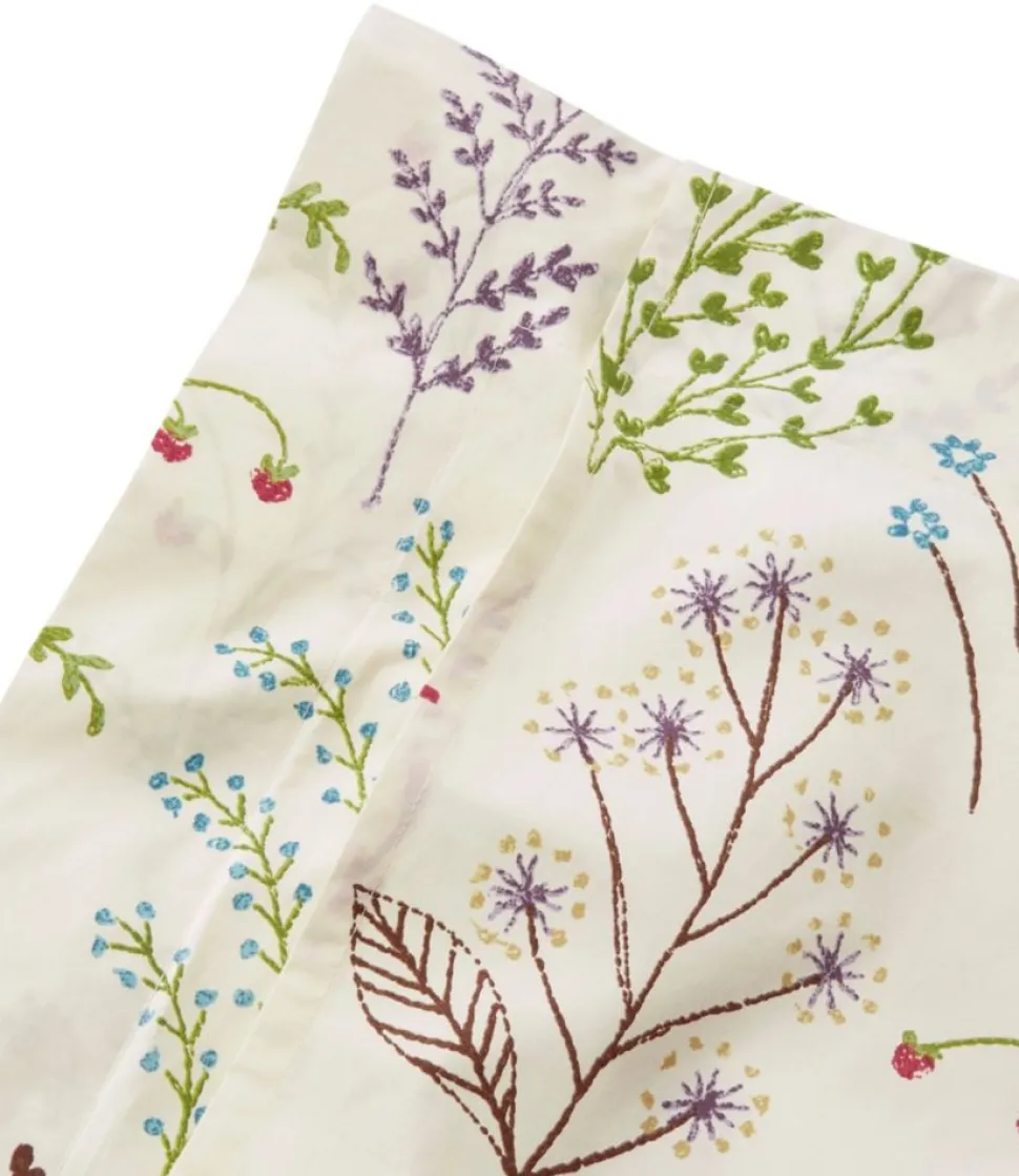 Fashion L.L.Bean "Botanical Floral Percale Comforter Cover Collection" BotanicalFloral