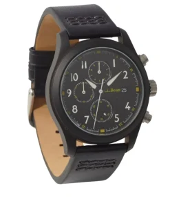 Flash Sale L.L.Bean "Chronograph Field Watch" Black