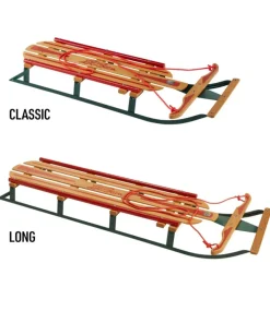 Store L.L.Bean "Dash Runnered Sled" Natural/Red