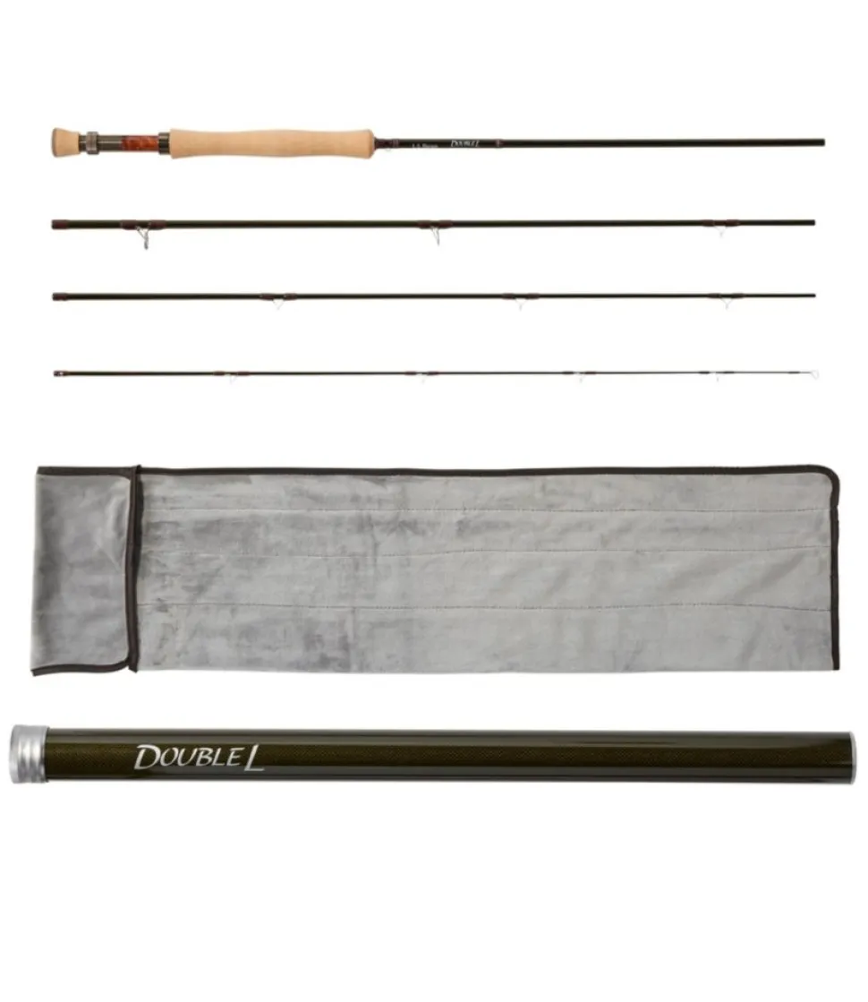 Discount L.L.Bean "Double L Fly Rods, 9' 7-8 Weight" Brown