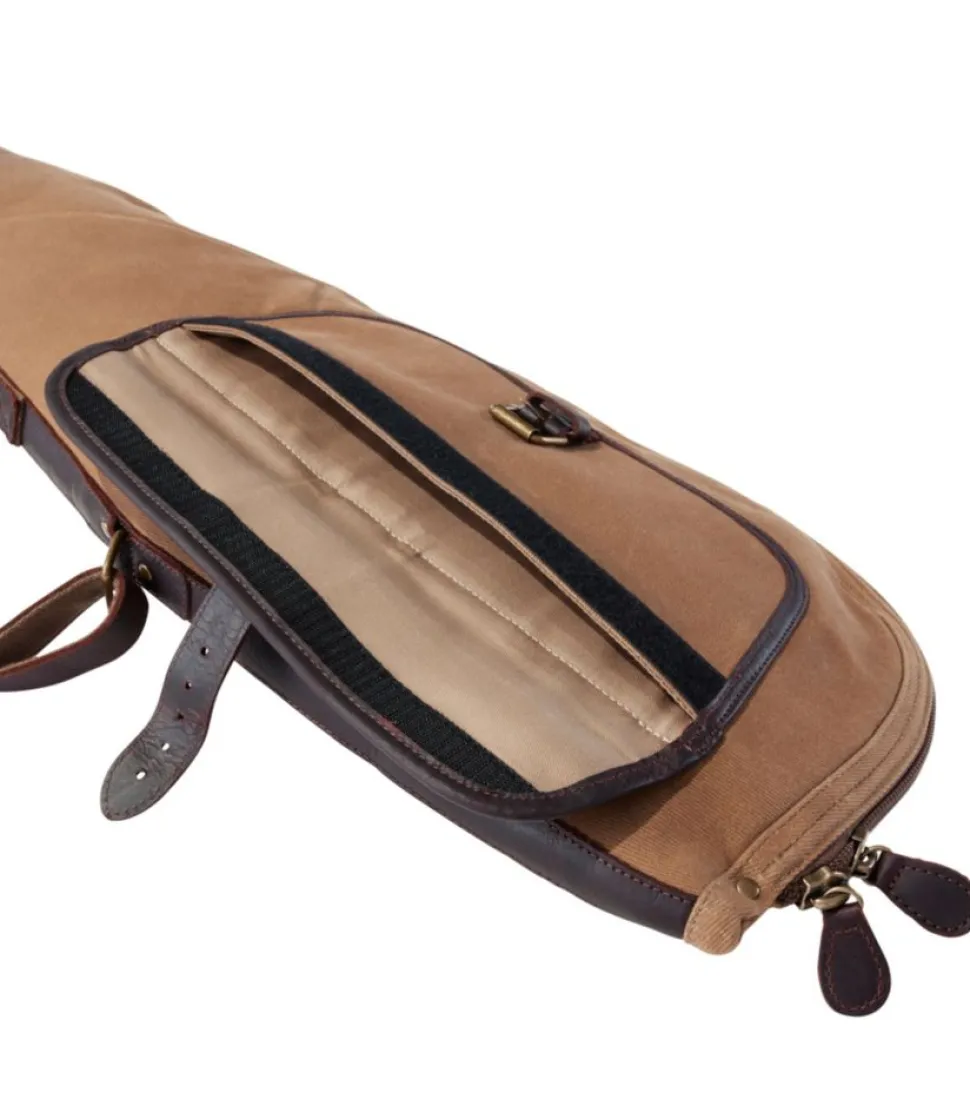 Shop L.L.Bean "Double L Waxed Cotton Rifle Case" MapleBrown
