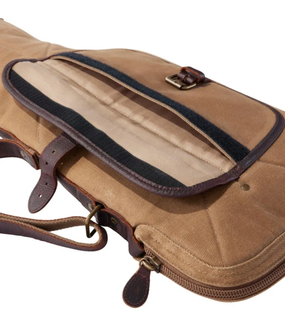 Outlet L.L.Bean "Double L Waxed-Cotton Breakdown Shotgun Case, 30"" MapleBrown