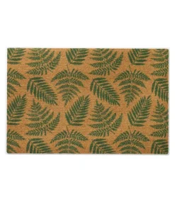 Online L.L.Bean "Duracoir Doormat, Fern" Natural/Green