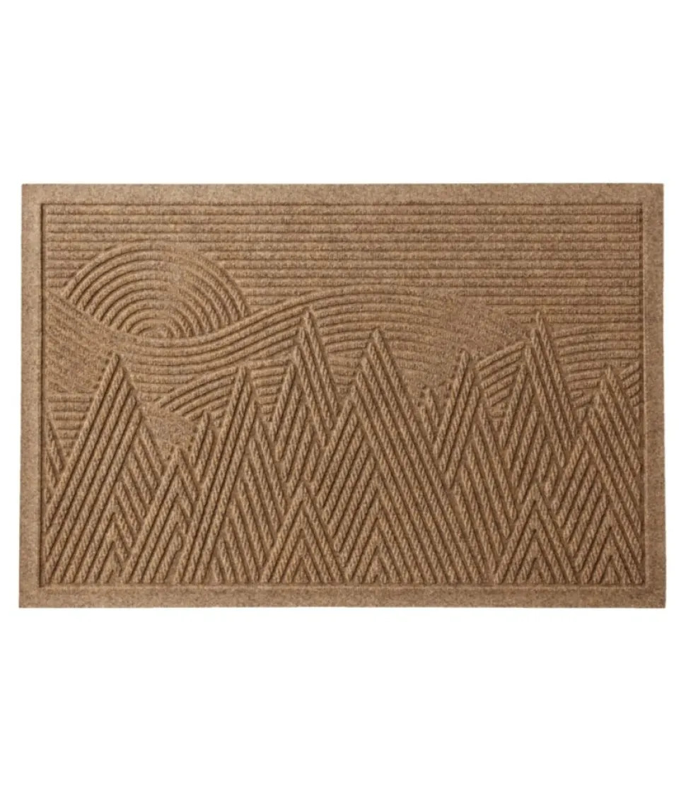 Online L.L.Bean "Everyspace Recycled Waterhog Doormat, Mountain Scene"