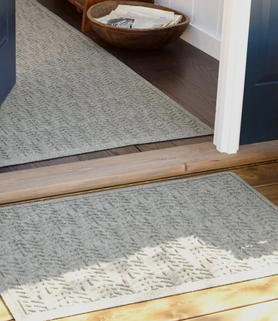 Cheap L.L.Bean "Everyspace Recycled Waterhog Runner, Trees"