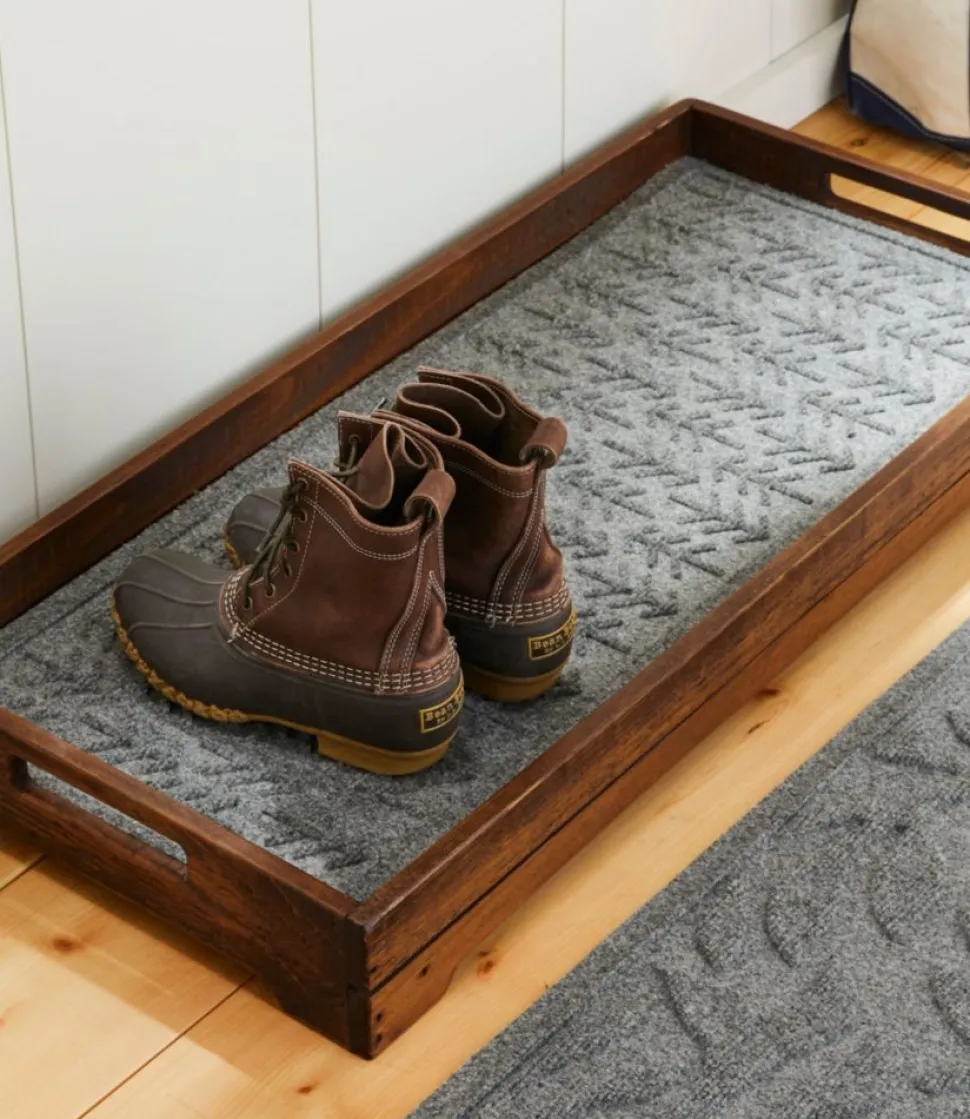 Discount L.L.Bean "Everyspace Recycled Waterhog Boot Mat, Trees"