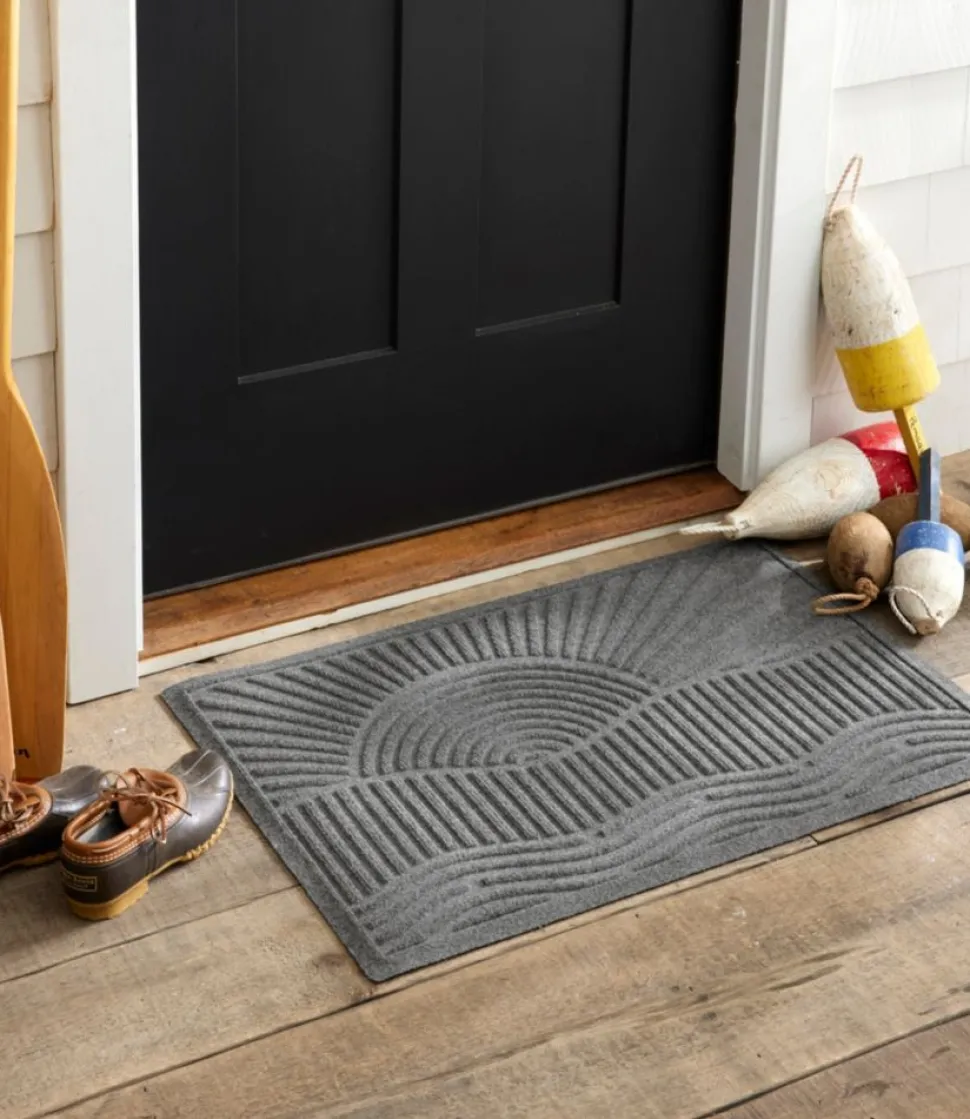 Flash Sale L.L.Bean "Everyspace Recycled Waterhog Doormat, Sunrise"
