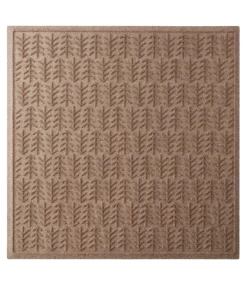 Fashion L.L.Bean "Everyspace Recycled Waterhog Mat, Square, Trees"