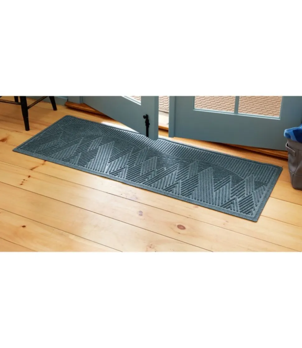 Best L.L.Bean "Everyspace Recycled Waterhog Runner, Mountain Scene"