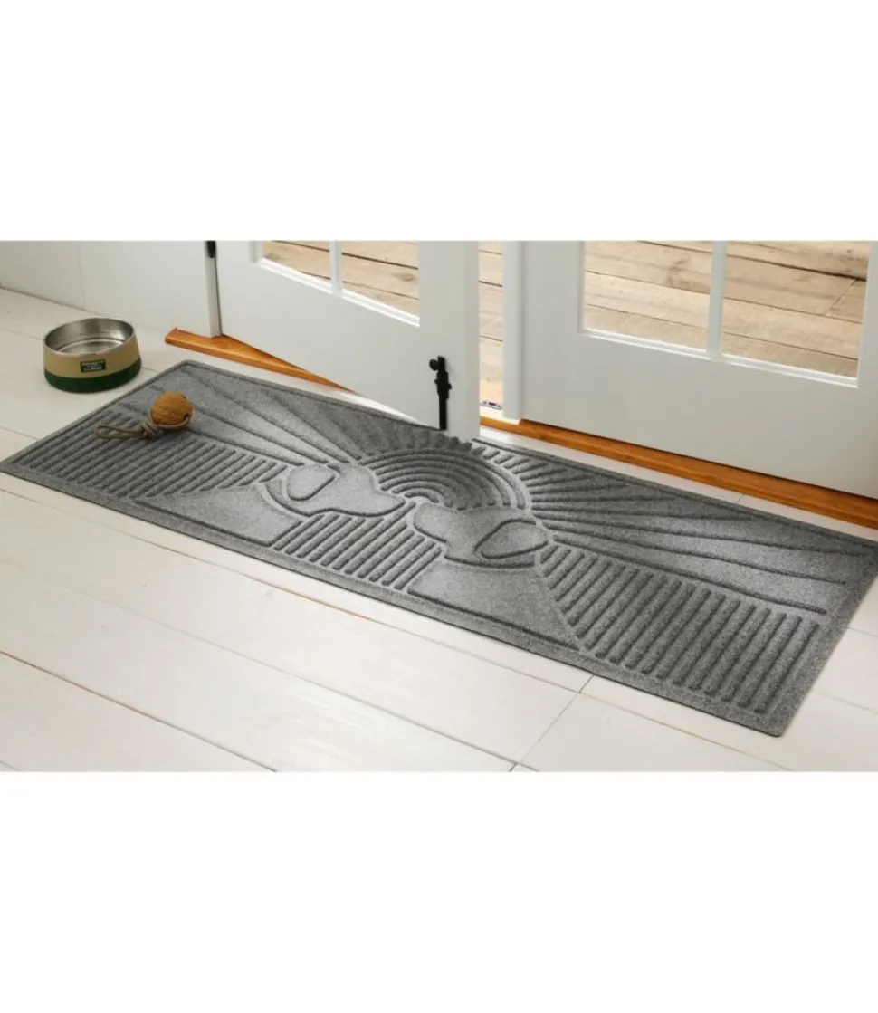 Outlet L.L.Bean "Everyspace Recycled Waterhog Runner, Sunrise Dogs"