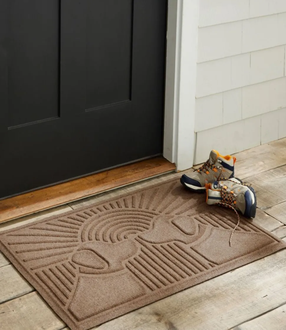 Online L.L.Bean "Everyspace Recycled Waterhog Doormat, Sunrise Dogs"