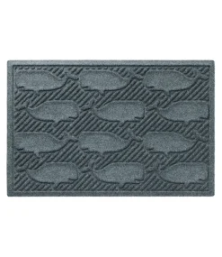 Cheap L.L.Bean "Everyspace Recycled Waterhog Doormat, Whales"