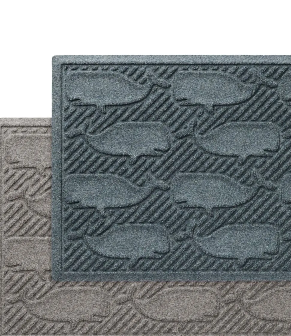 Cheap L.L.Bean "Everyspace Recycled Waterhog Doormat, Whales"