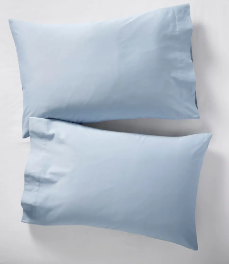 Best Sale L.L.Bean "Garment Washed Sateen Sheet Collection" SeasideBlue