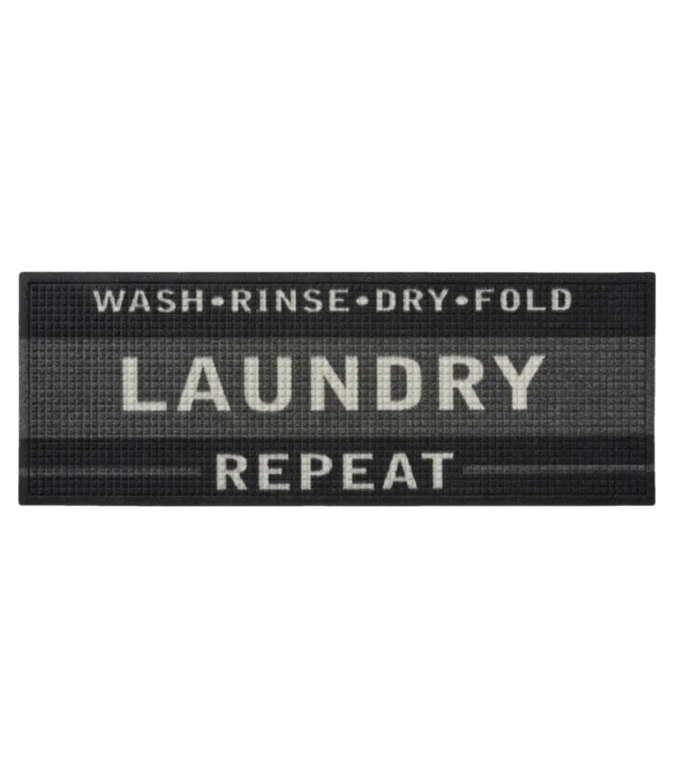 Best L.L.Bean "Heavyweight Recycled Waterhog Laundry Room Mat Runner"