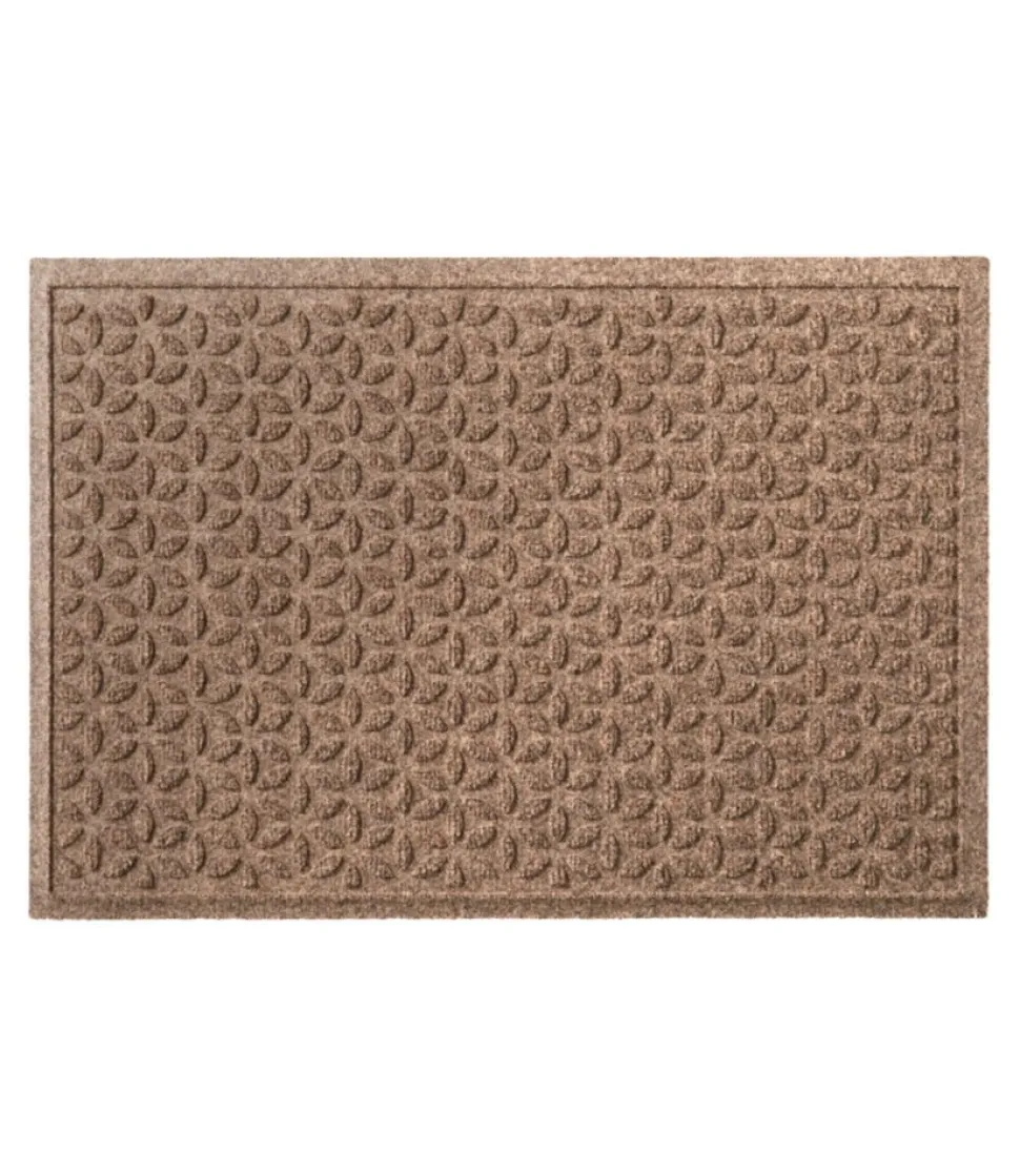 Hot L.L.Bean "Heavyweight Recycled Waterhog Doormat, Blooming Circles"