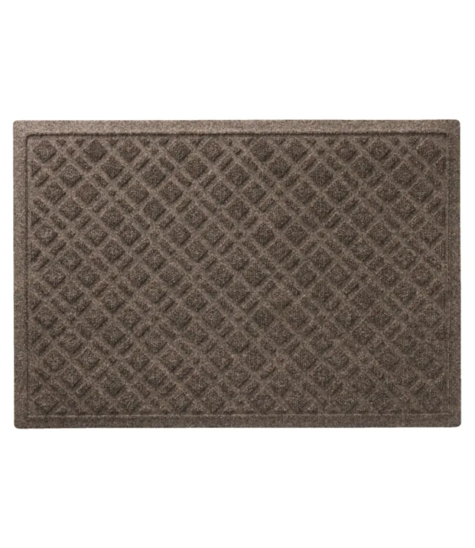 Shop L.L.Bean "Heavyweight Recycled Waterhog Doormat, Plaid"