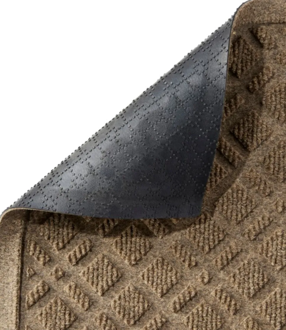 Shop L.L.Bean "Heavyweight Recycled Waterhog Doormat, Plaid"