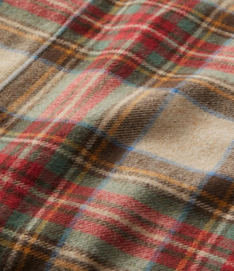 Shop L.L.Bean "Heritage Chamois Flannel Sheet Collection, Plaid"