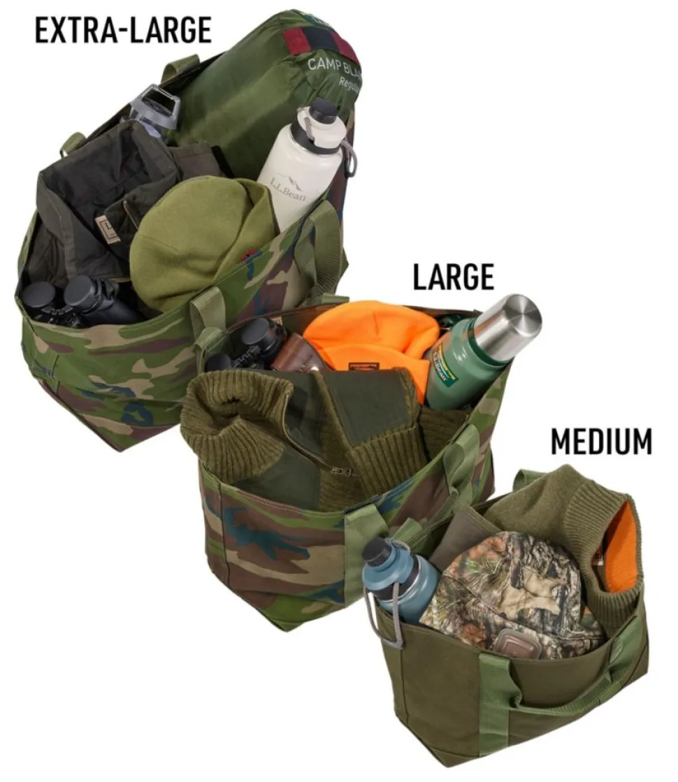 Sale L.L.Bean "Hunter's Tote Bag, Open-Top"