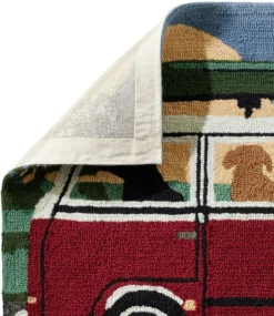 Flash Sale L.L.Bean "Indoor/Outdoor Vacationland Runner, Camping Trip" Multi